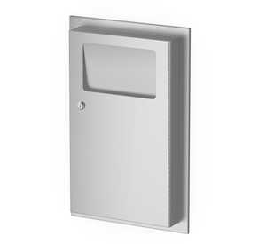 PARTITION MOUNTED SANITARY NAPKIN DISPOSAL